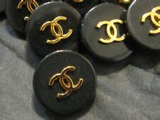 chanel button black and gold|chanel buttons ebay.